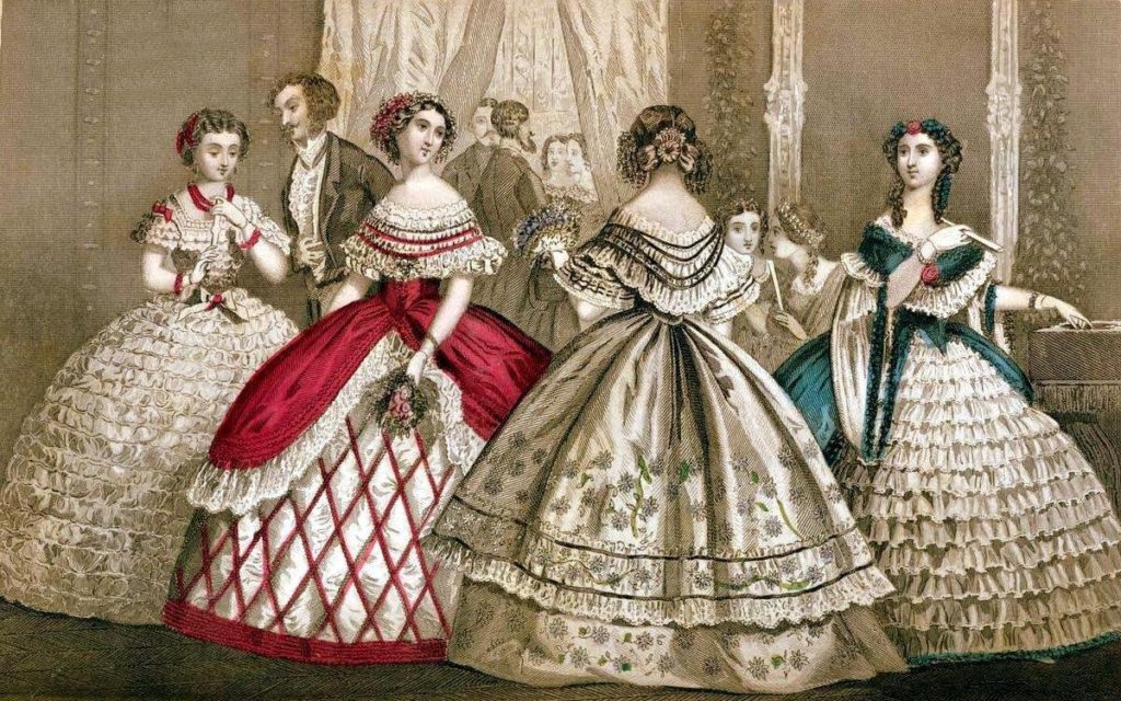 История  возникновения юбки: количество как признак достатка